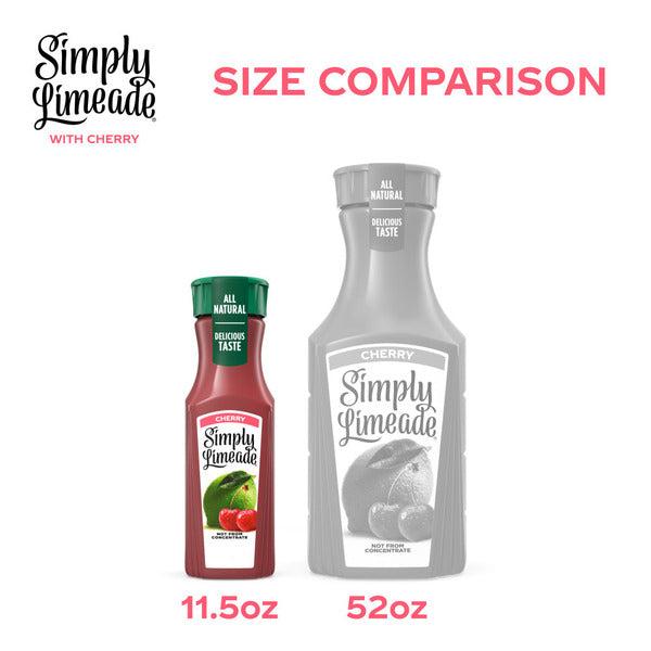 Simply Limeade with Cherry Juice Drink Bottle