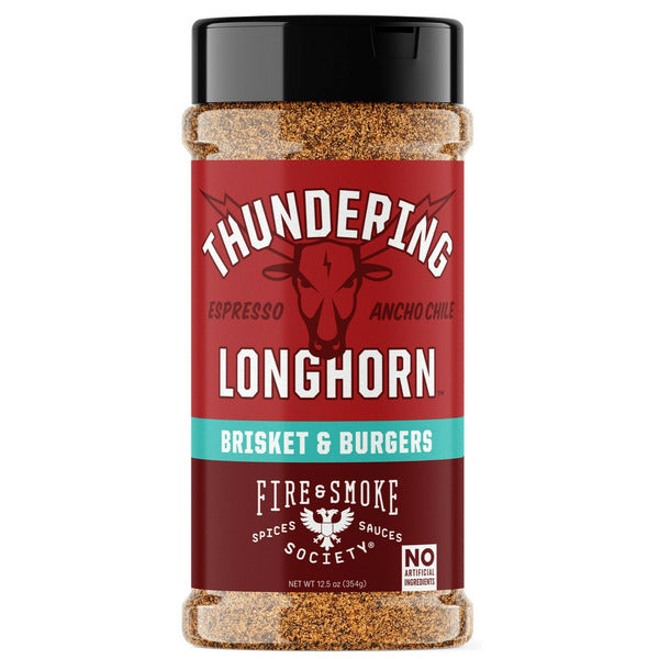 Fire & Smoke Society Thundering Longhorn Steak Seasoning, BBQ Rub