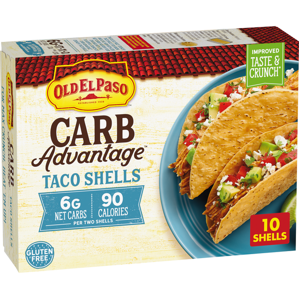 Old El Paso Carb Advantage Gluten Free Crunchy Taco Shells