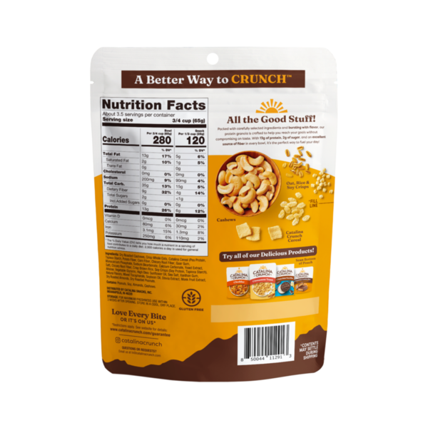 Catalina Crunch Granola, Protein, Honey Cashew
