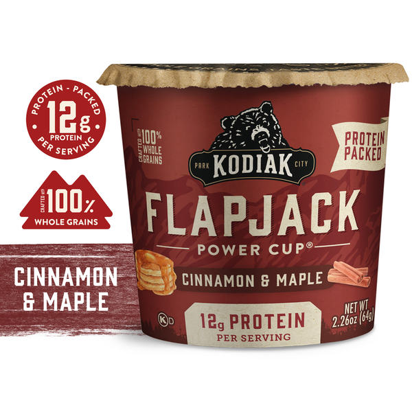 Kodiak Cinnamon & Maple Power Flapjack in a Cup
