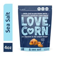 LOVE CORN Sea Salt, Delicious Crunchy Corn Snack️