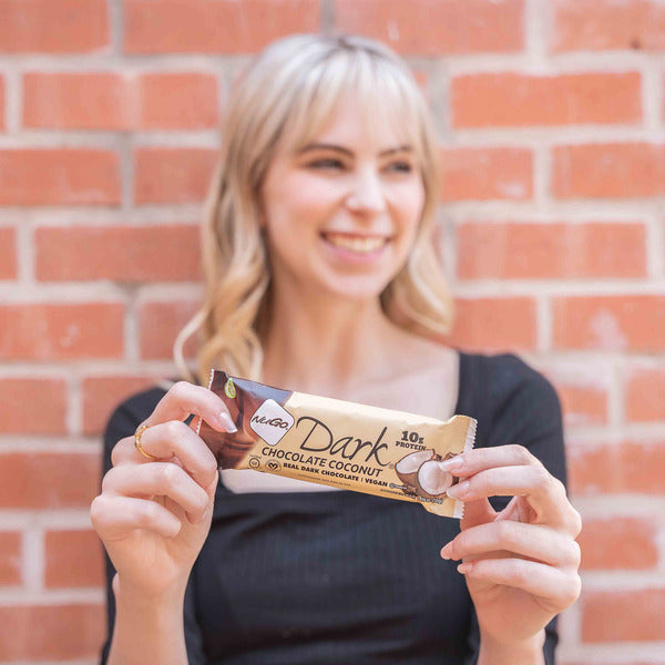 NuGo Dark Chocolate Coconut Vegan, Gluten Free Protein Bar