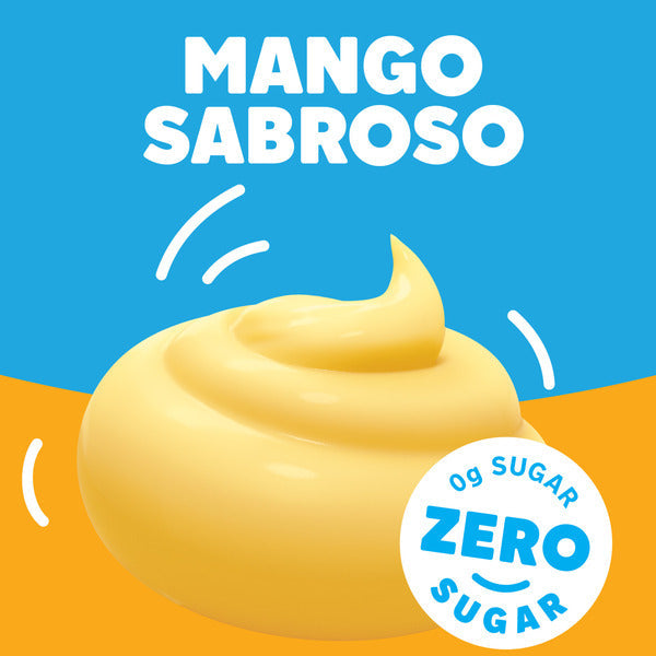 Jell-O Zero Sugar Mango Sabroso Ready-to-Eat Pudding Snack Cups