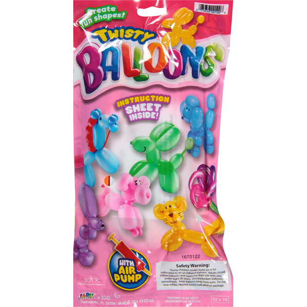 JA-RU Balloons, Twisty, Age 8+