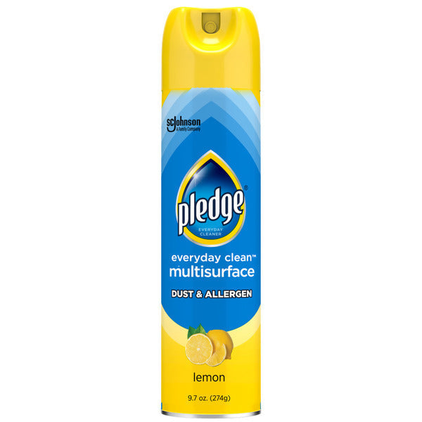 Pledge® Everyday Clean™ Multisurface, Dust & Allergen Aerosol, Lemon