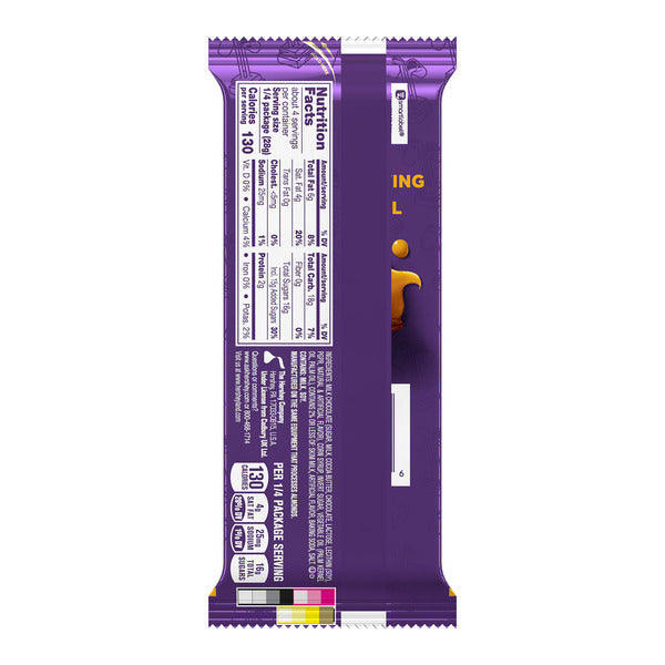 CADBURY DAIRY MILK CARAMELLO Milk Chocolate Caramel Candy Bar, 4 oz