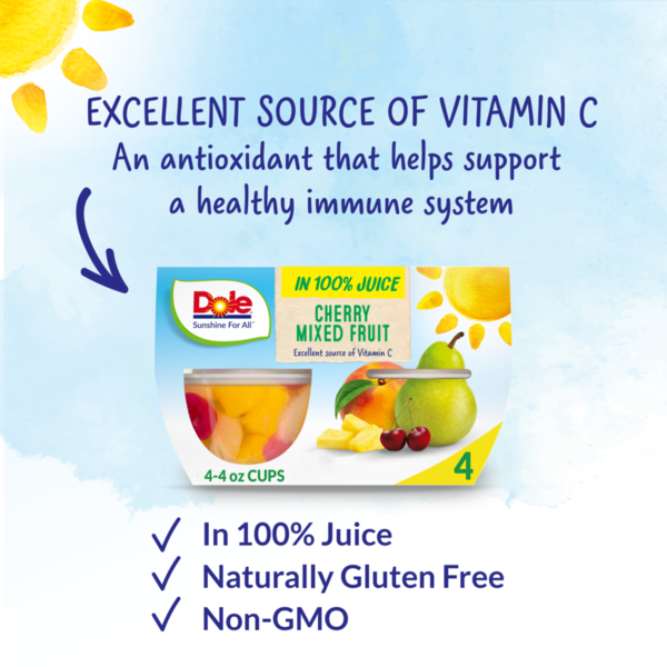 Dole Fruit Juice, Cherry Mixed Fruit