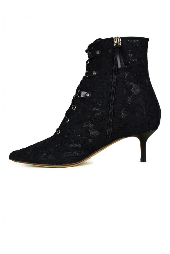 Francesco Russo Women Lace Boots