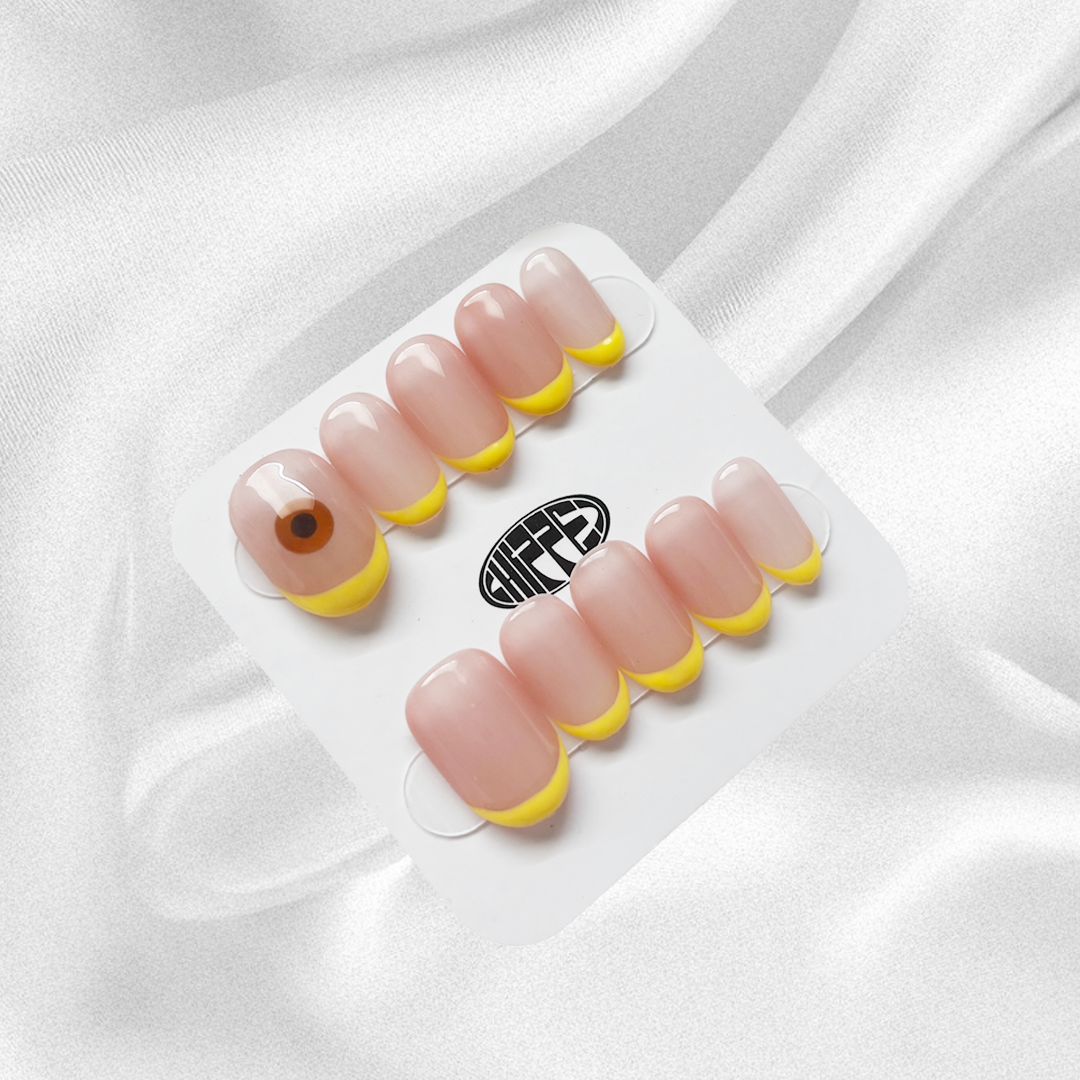 When Life Gives You Lemons 🍋 NFC Nails That Share Your Socials - DestGlow