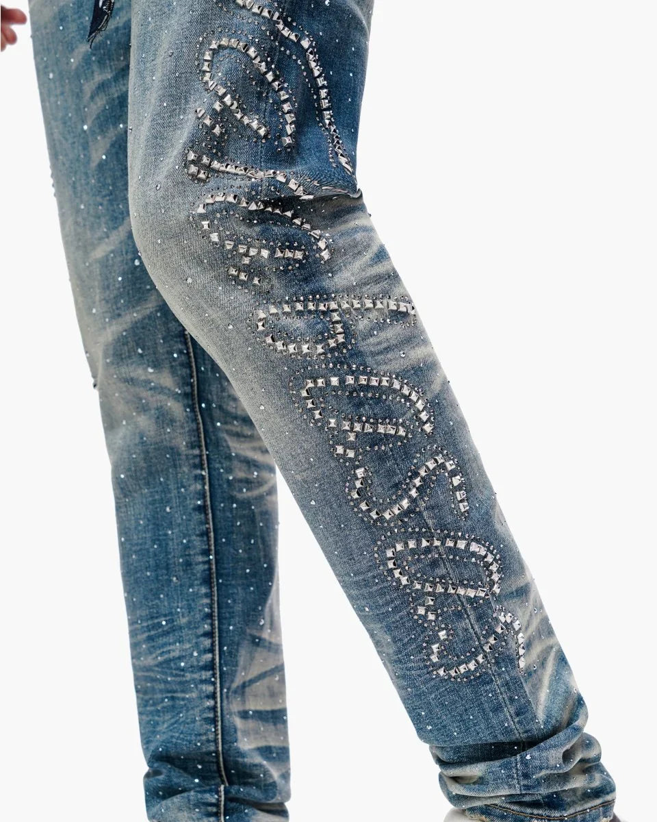 Valabasas Licium Jeans - Dark Blue by Denim Exchange