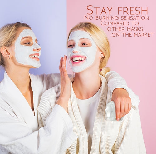 Collagen Facial Mask with Hibiscus - Anti-Aging Sheet Mask for Firming & Hydration