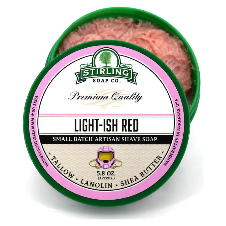 Stirling Soap Co. Light-Ish Red Shaving Collection by Pasteur Pharmacy