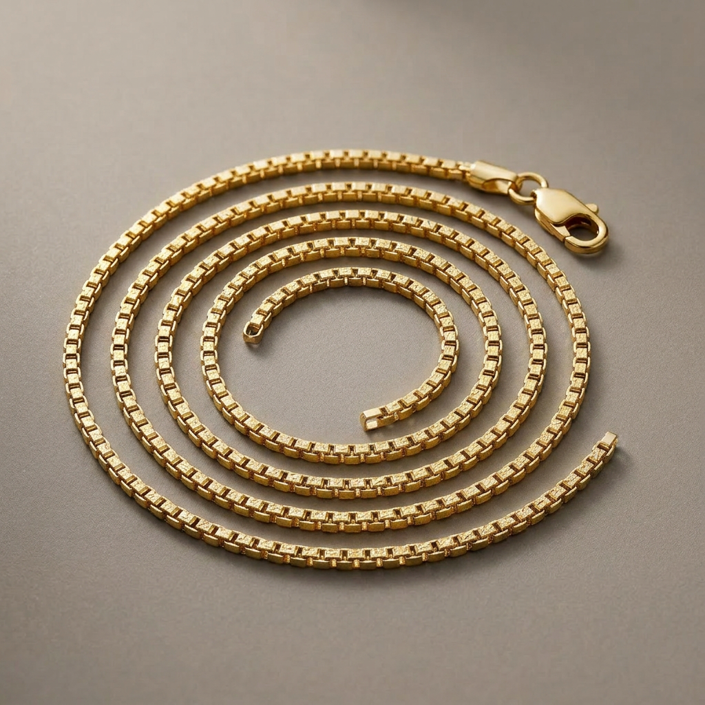 14k Yellow Gold Ice Chain 1.3mm DestGlow