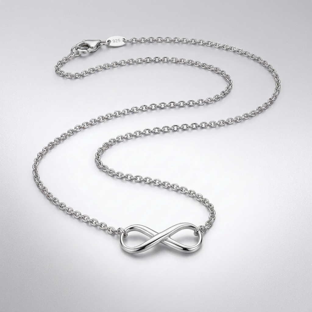 Sterling Silver Infinity Symbol Necklace