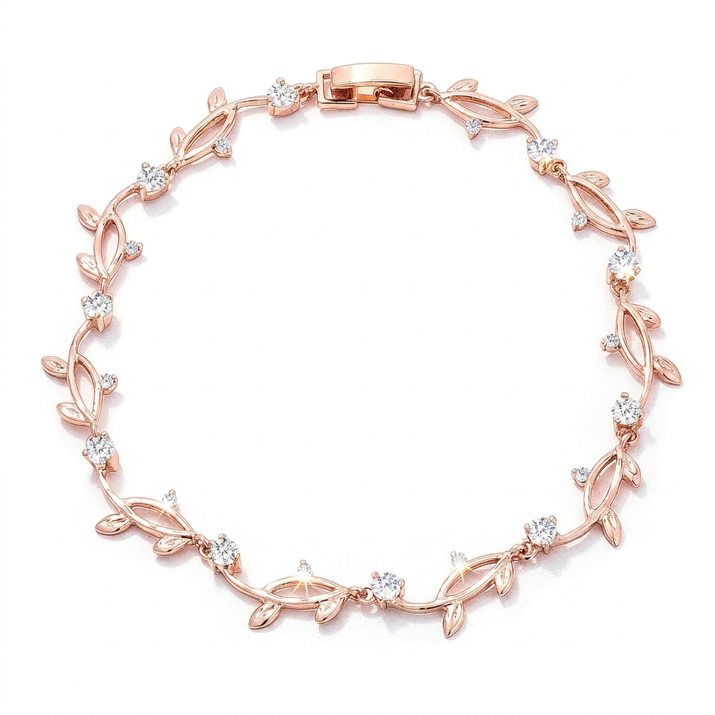 Cubic Zirconia Vine Bracelet
