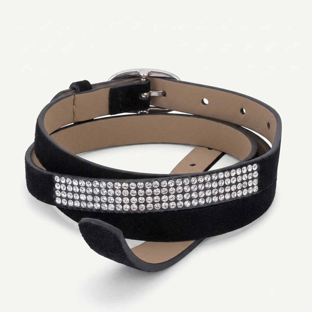 Stylish Colo Wrap Bracelet with Crystals