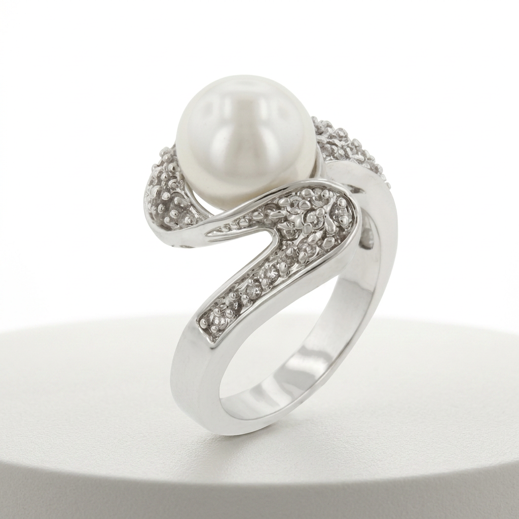 Avera Triton Pearl Ring In Sterling Silver