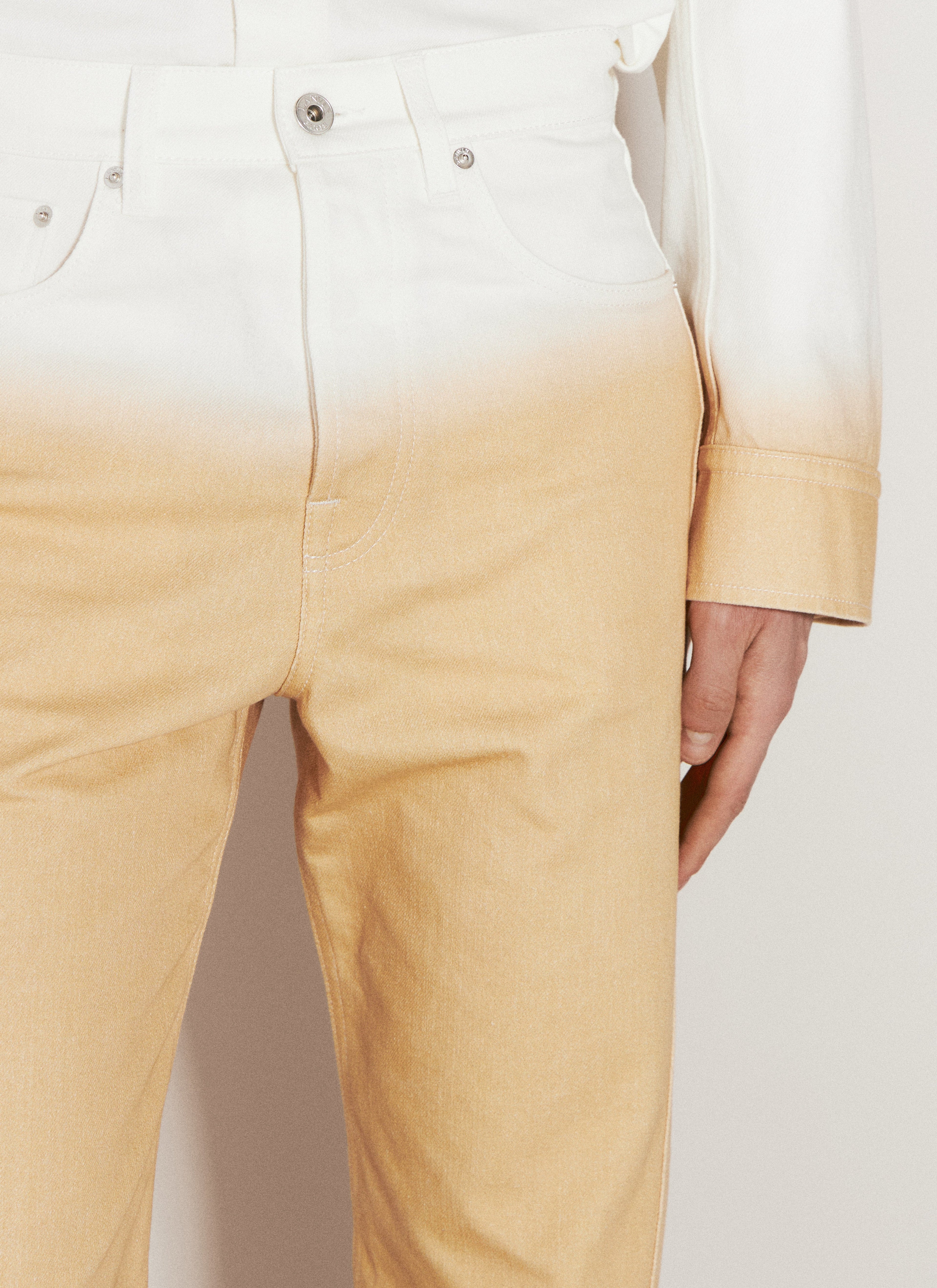 Lanvin Men Gradient-Effect Twisted Jeans by Luosophy