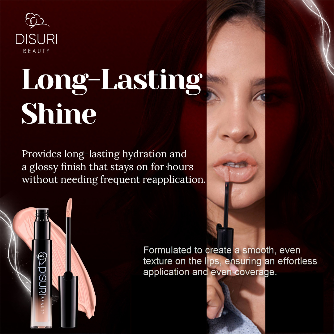 DISURI Beauty Glossy Blast Lip Gloss - Lola (M8)