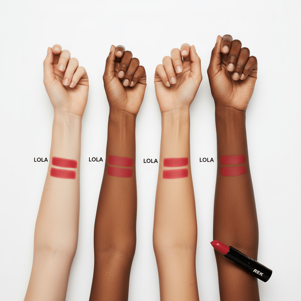 Long Lasting Hydrating Matte Lipstick (Vegan) | REK by REK Cosmetics