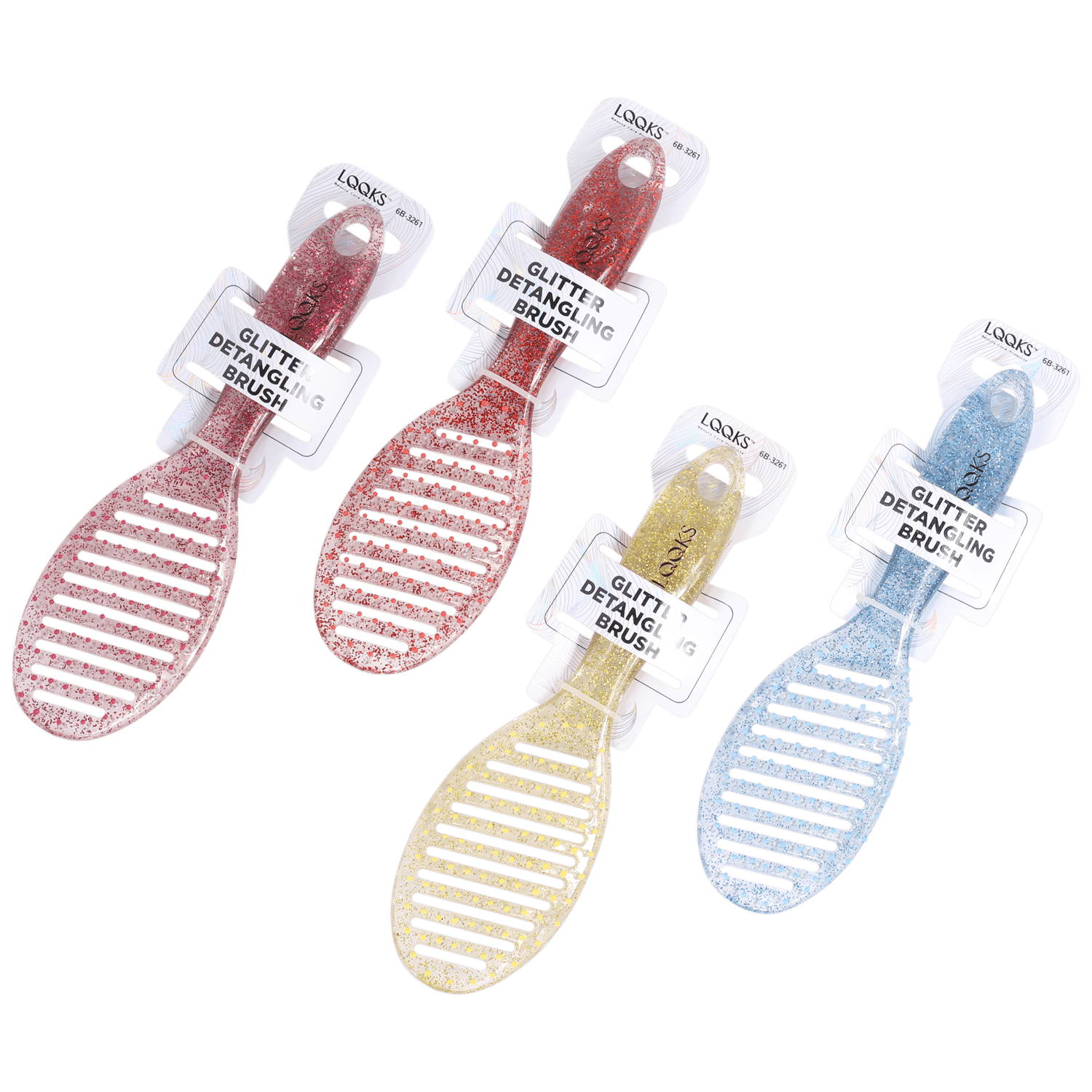 LQQKS Glitter Detangling Brush