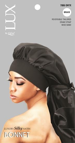 Lux by Qfitt Silk Bonnet (Braid) 7006