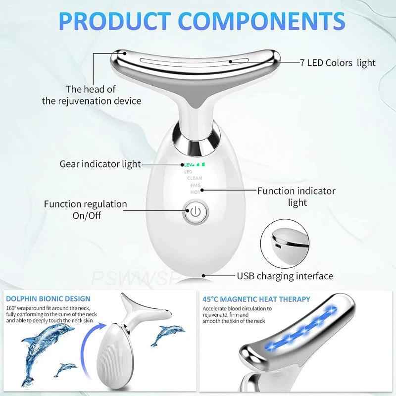 GlowLift™ Microcurrent Facial Massager – Skin Rejuvenation & Anti-Aging Device