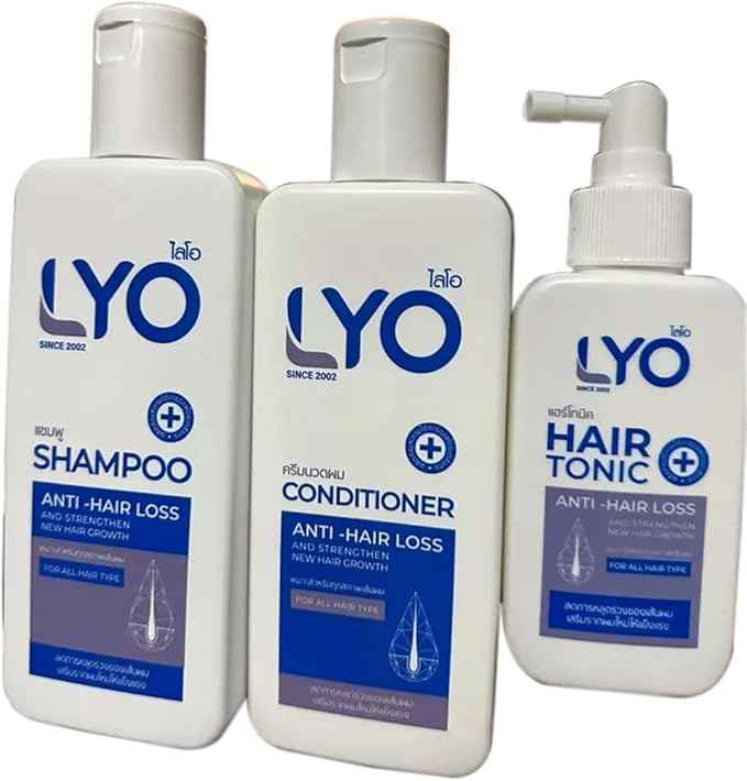 LYO Shampoo Conditioner Hair Tonic Treatment Hair Strengthen & Regrowth