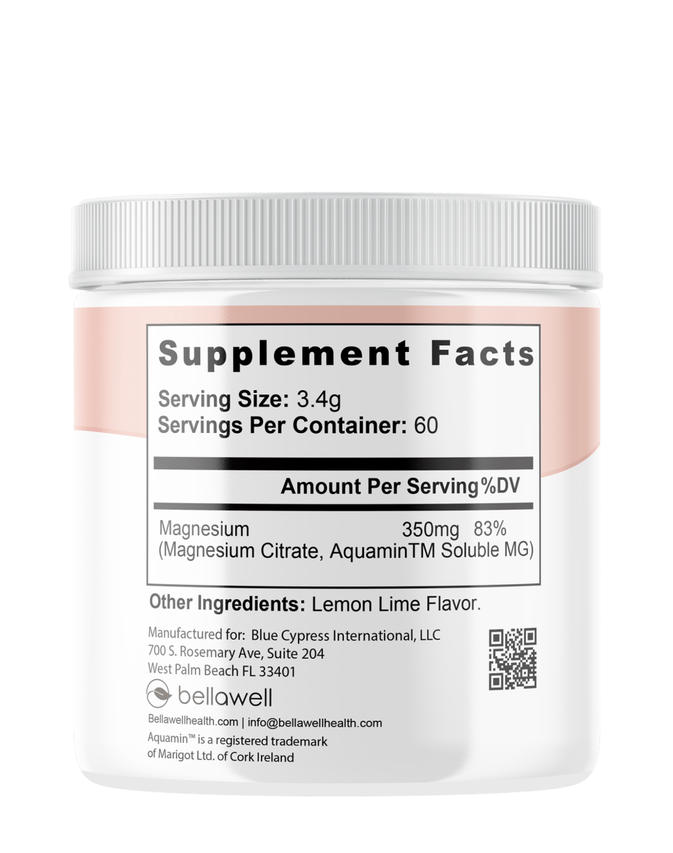 Magnesium Powder Blend by Bellawell by Bellawell Health