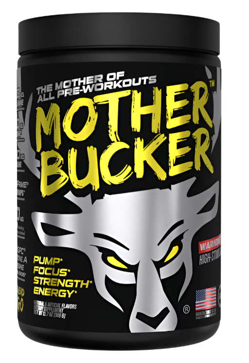 Bucked Up MOTHER BUCKER High-Stimulant Pre-Workout Formula - 20 Servings