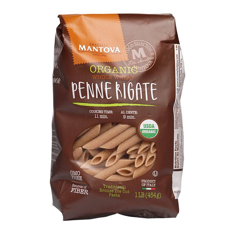 Penne Rigate, Whole Wheat, Organic by Country Life Natural Foods
