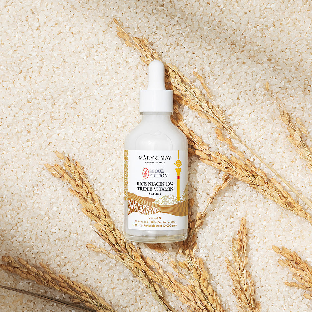 Mary & May Rice Niacin 10% Triple Vitamin Serum by AsiaBeautyMall