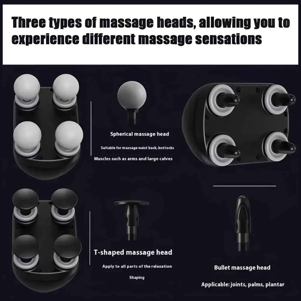 PulseRelief™ Deep Tissue Massage Gun – Muscle Recovery & Pain Relief