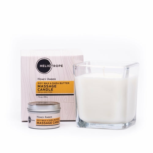 Soy Wax & Shea Butter Massage Candles - Natural Aromatherapy Candle Melts into Moisturizer