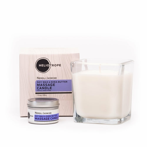 Soy Wax & Shea Butter Massage Candles - Natural Aromatherapy Candle Melts into Moisturizer