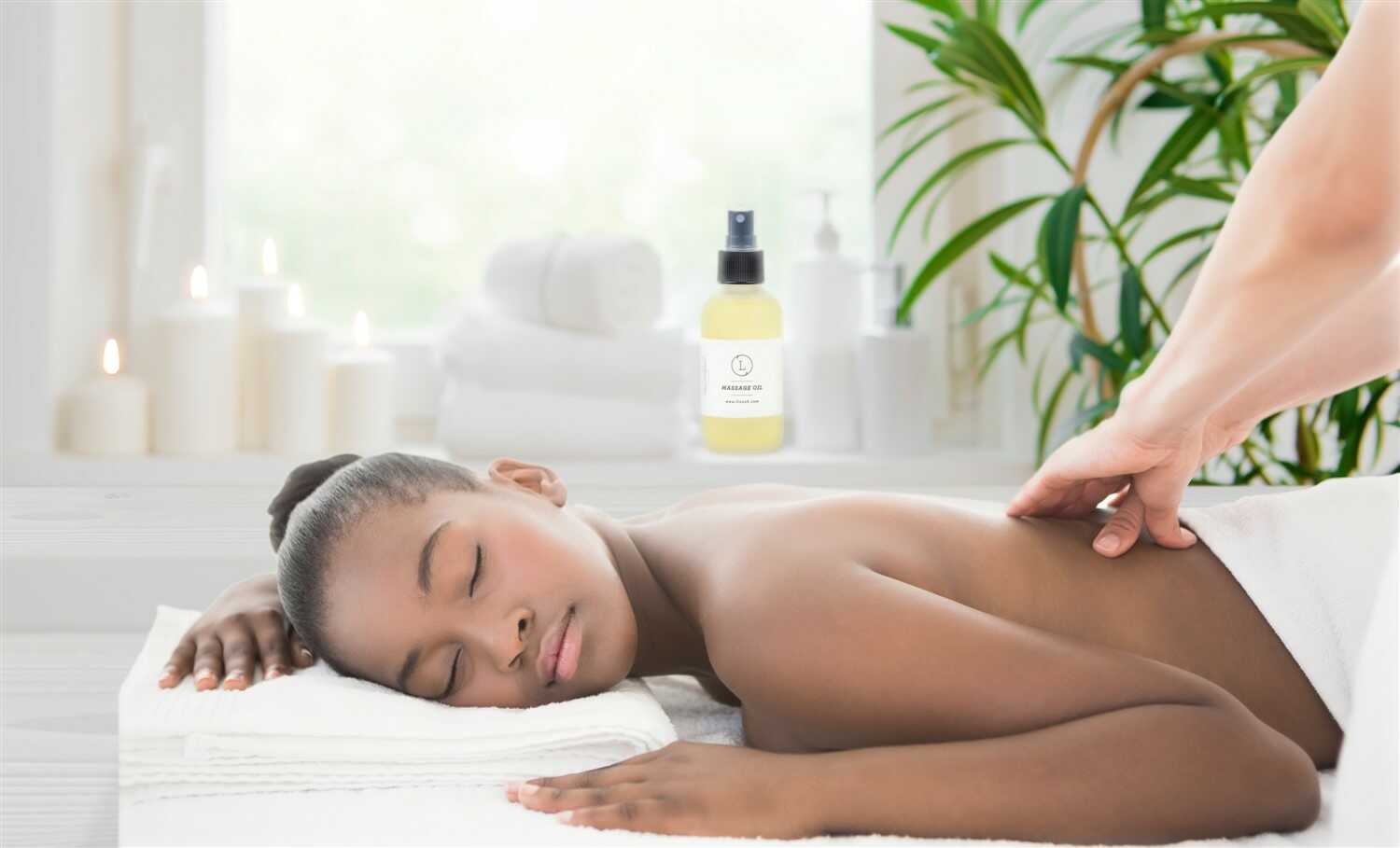 CBD - Aromatherapy Eucalyptus Massage Oil with CBD, Natural Relaxing Body Massage Oil (THC free) by Lizush
