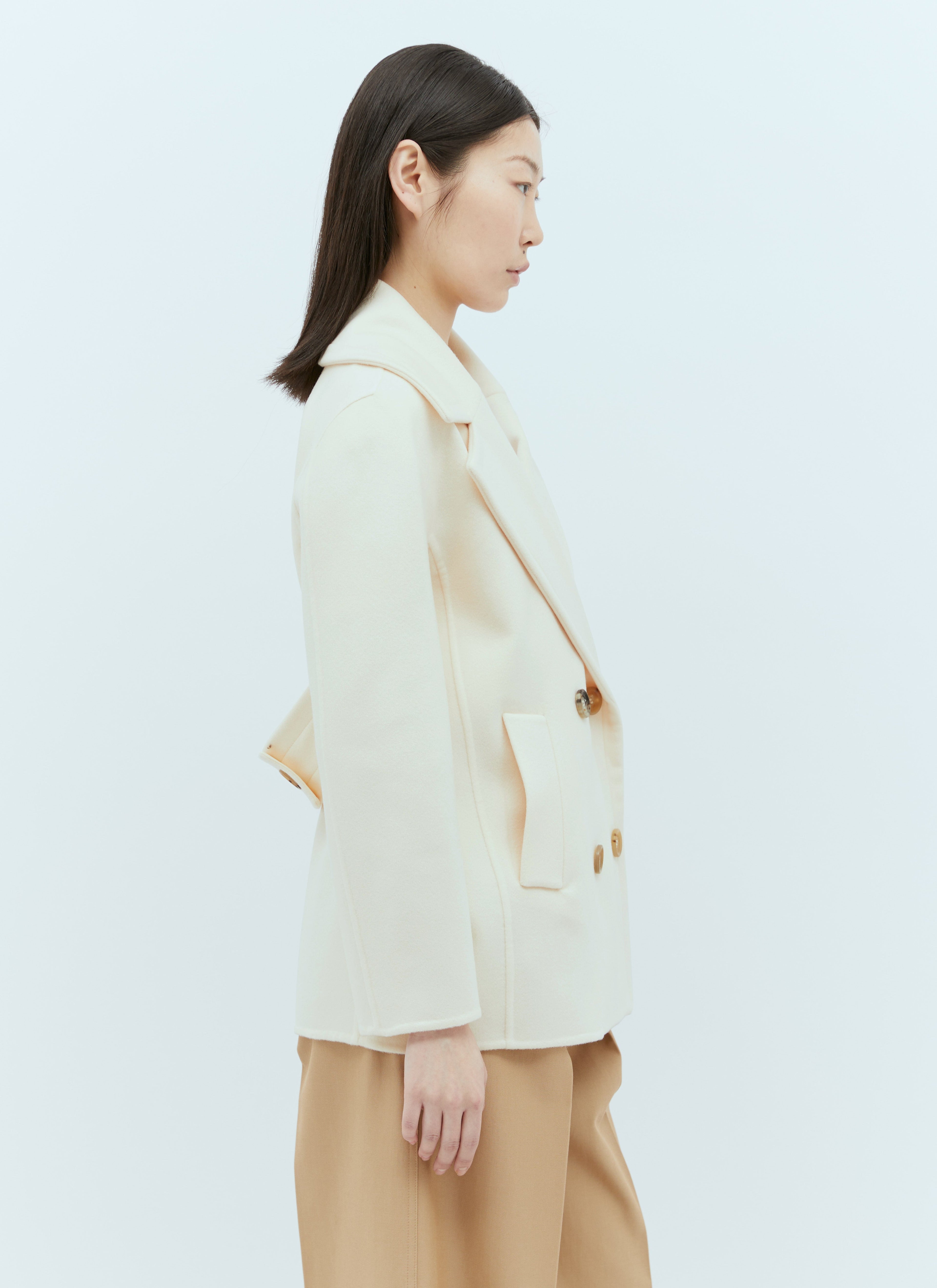 Max Mara Women Wool And Cashmere Pea Coat by Luosophy