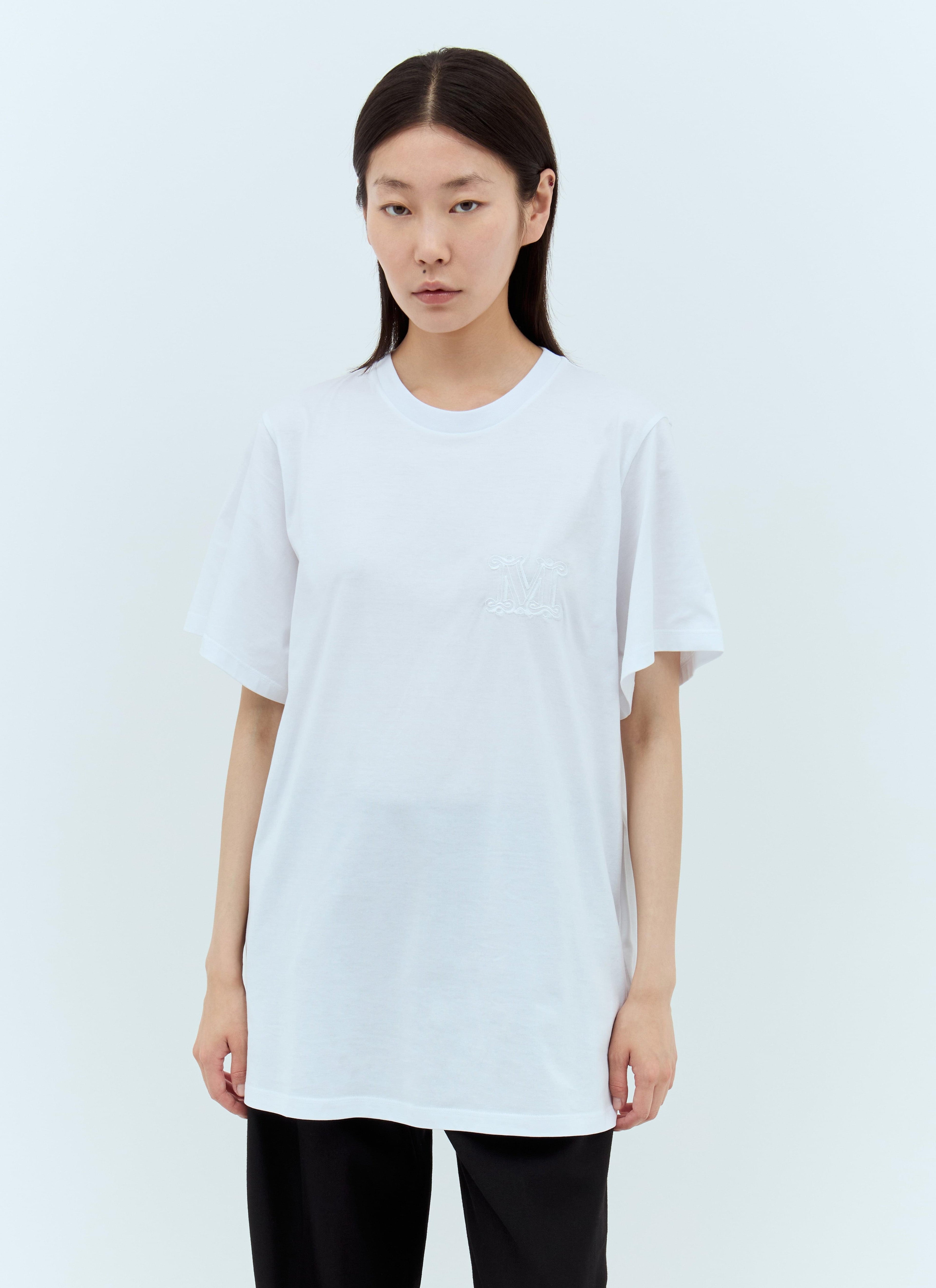 Max Mara Women Logo Embroidery T-Shirt DestGlow