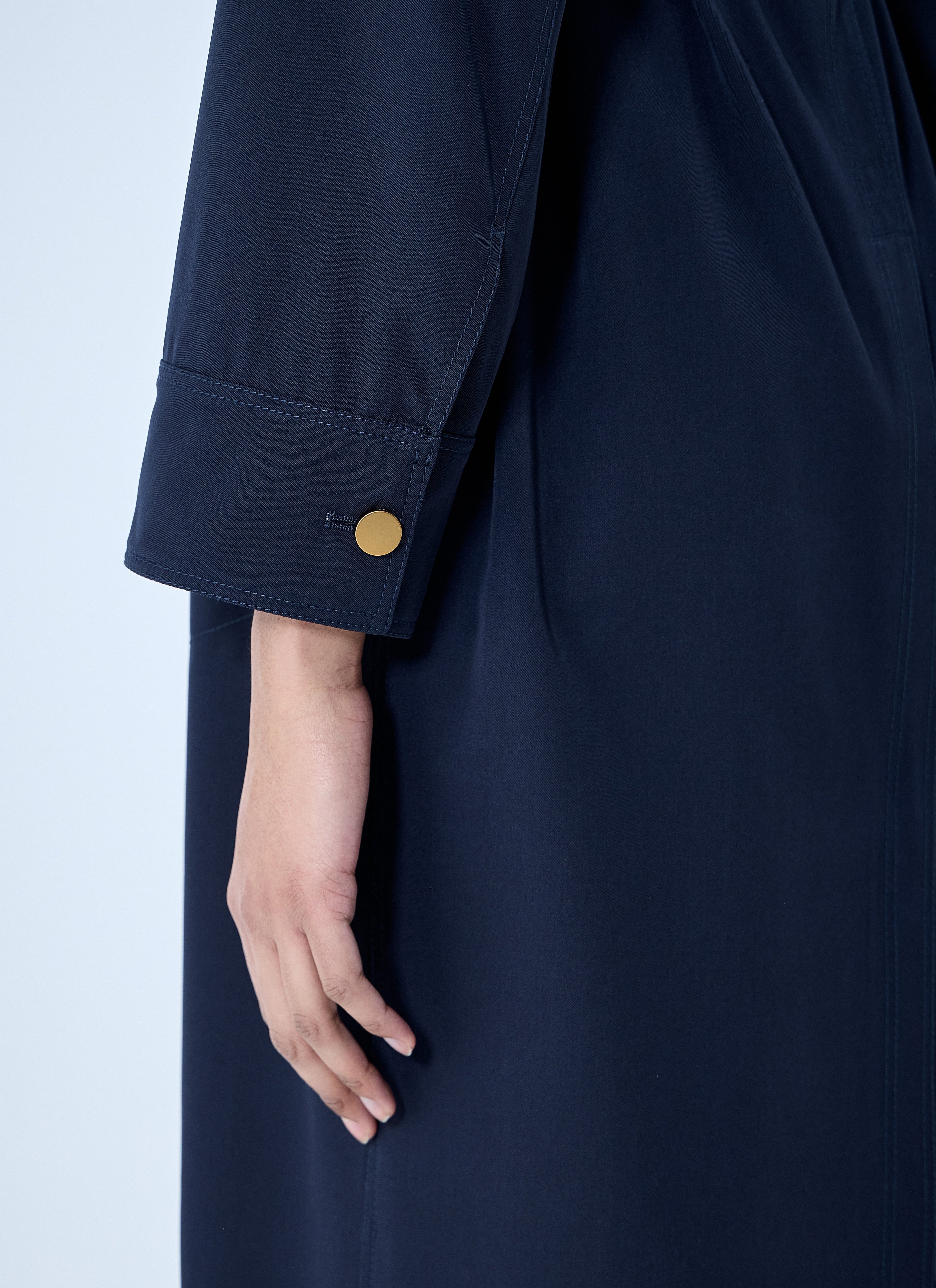 Max Mara Women Gabardine Wool Coat by Luosophy
