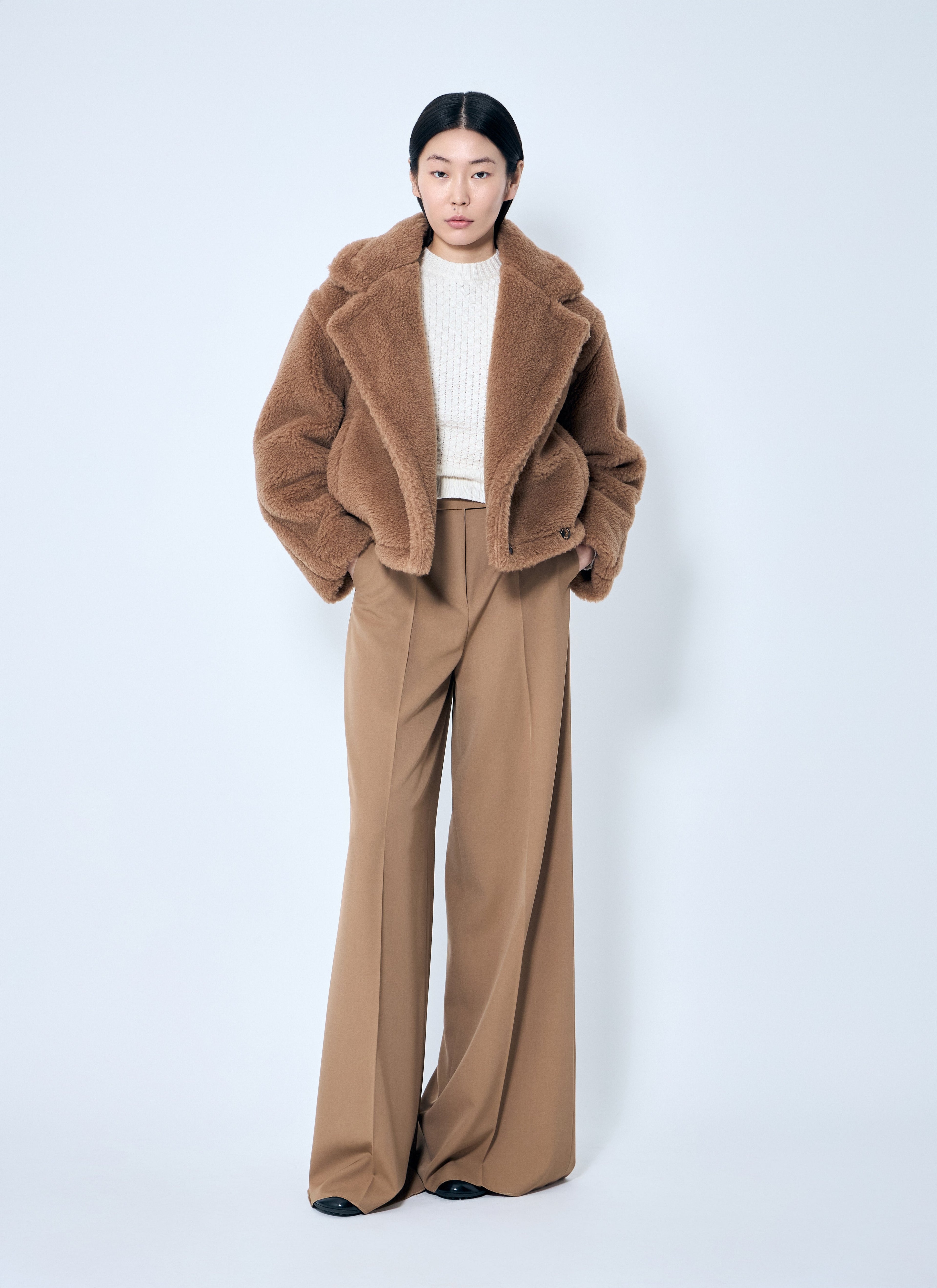 Max Mara Women Gabardine Wool Pants by Luosophy