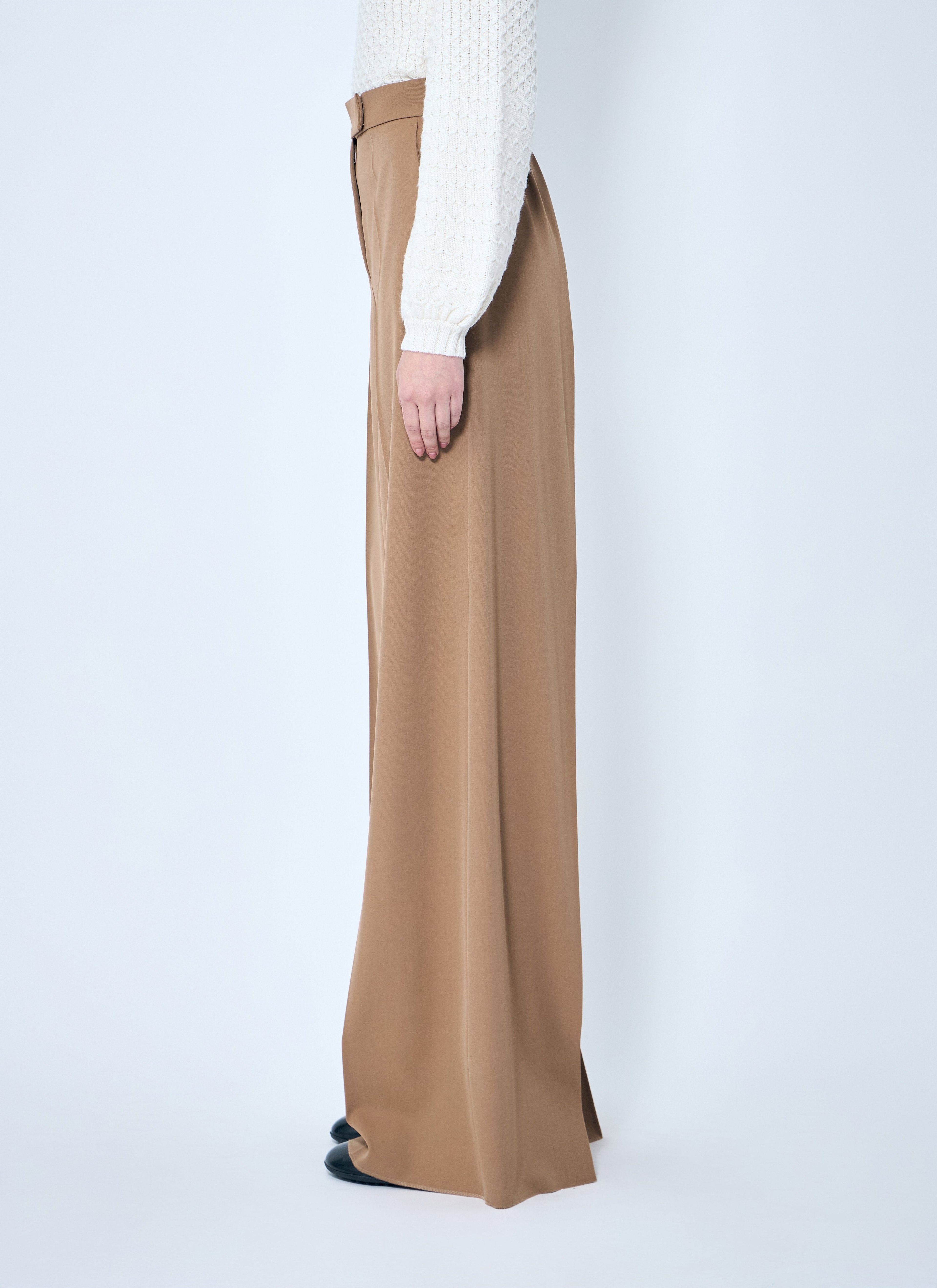 Max Mara Women Gabardine Wool Pants by Luosophy