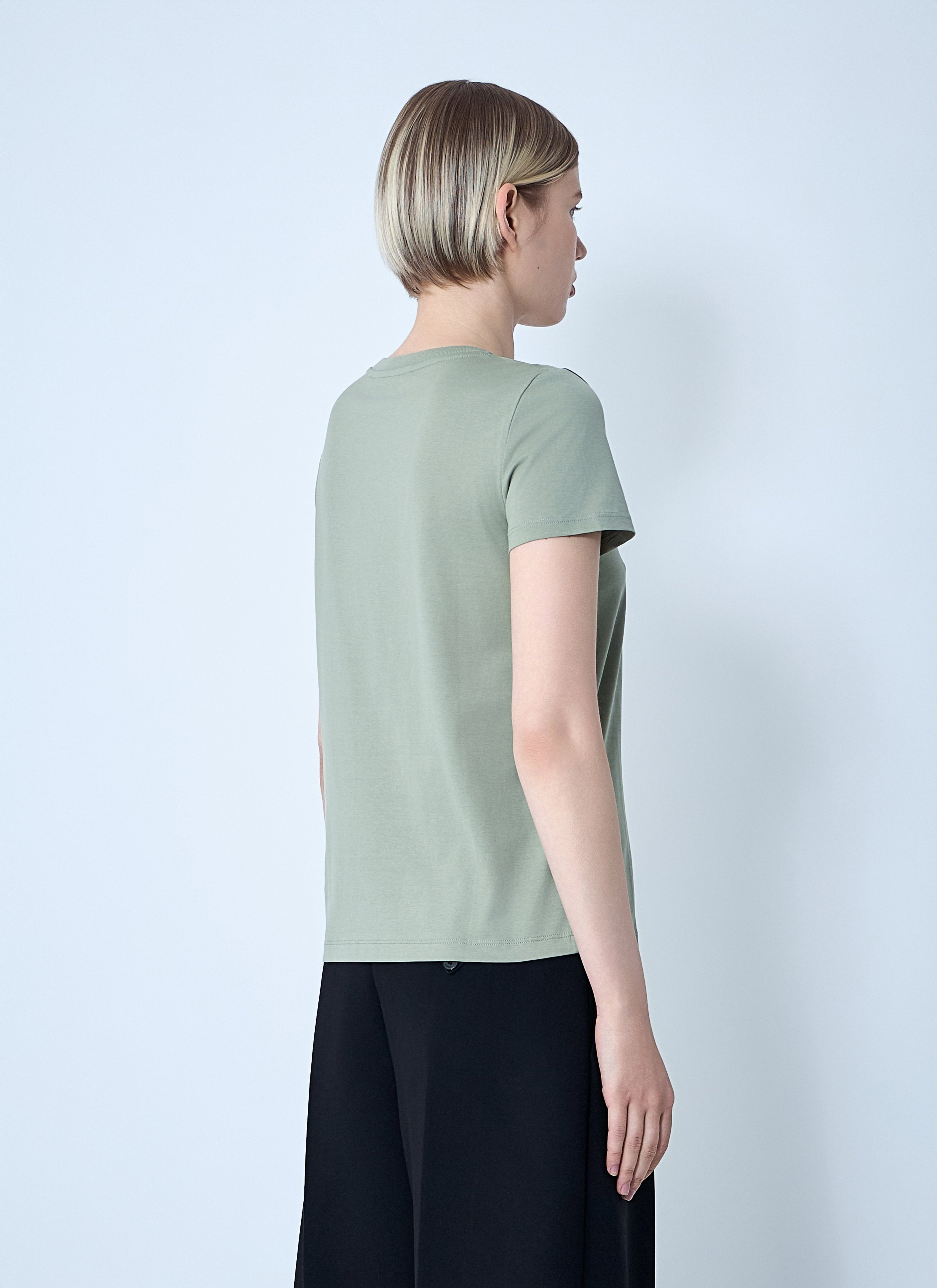 Max Mara Women Logo Motif T-Shirt by Luosophy