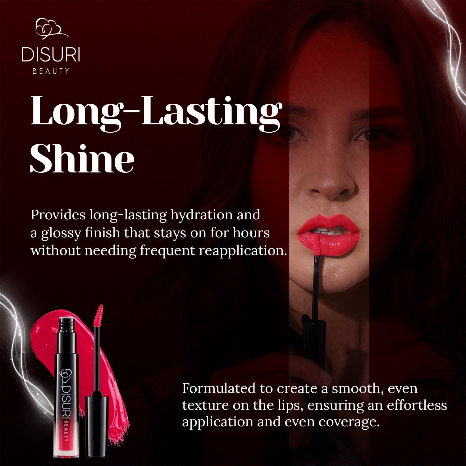 DISURI Beauty Glossy Blast Lip Gloss - Una Noche en Medellín (M38)