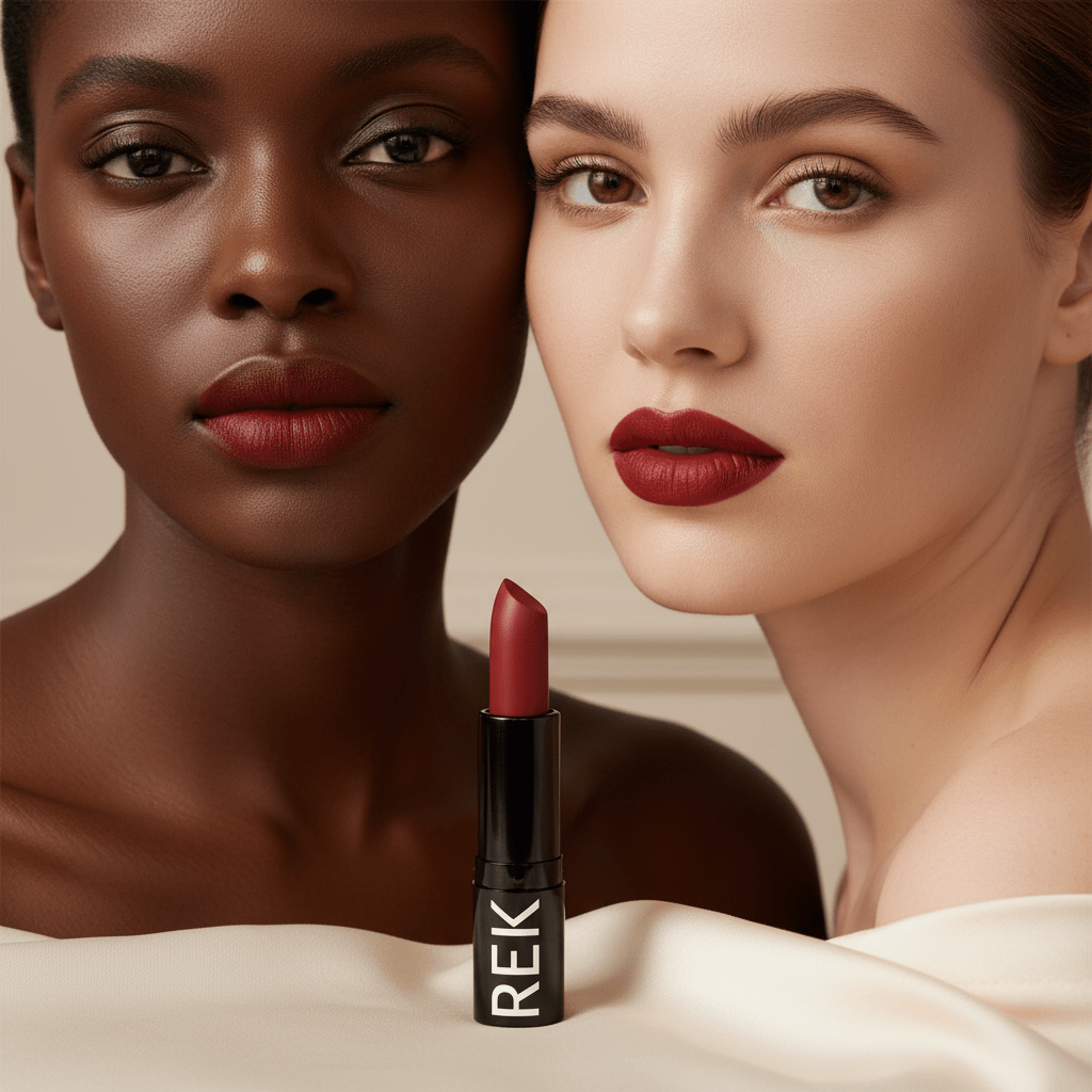 Long-Wear Hydrating Matte Lipstick – Vegan by REK Cosmetics