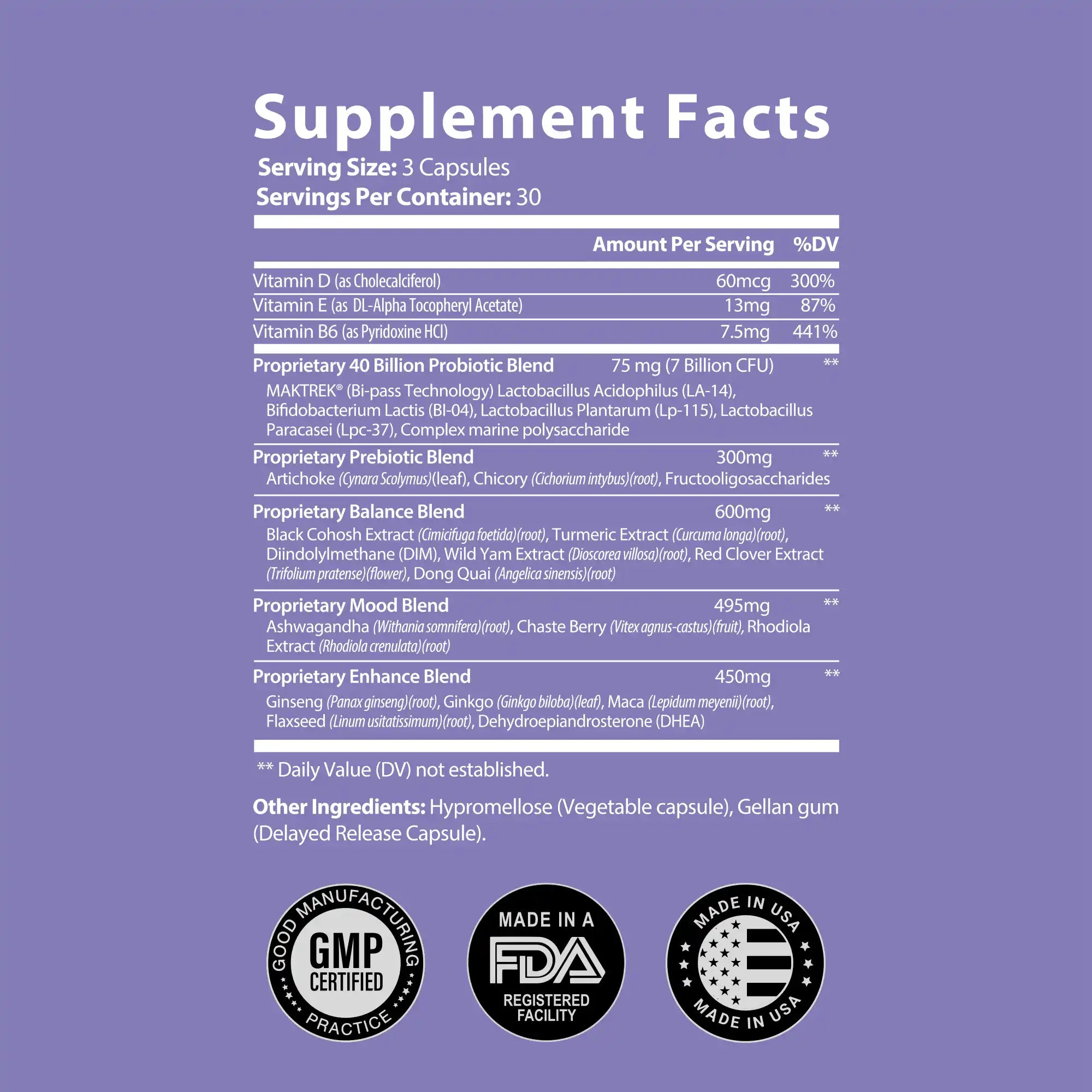 Menocil - Menopause Support Formula with Natural Ingredients