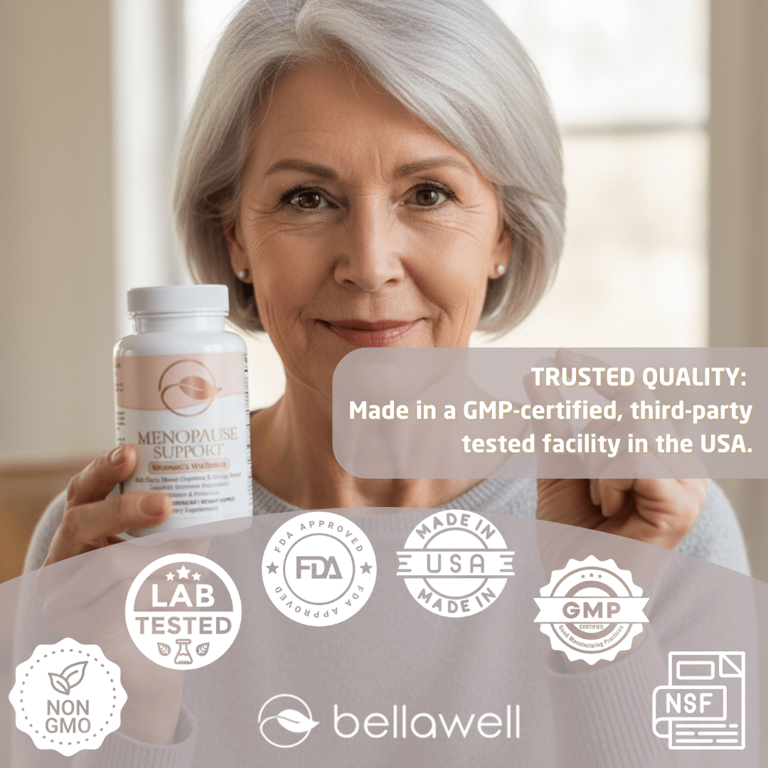 Menopause Support: - A Thoughtful Blend of Ingredients by Bellawell