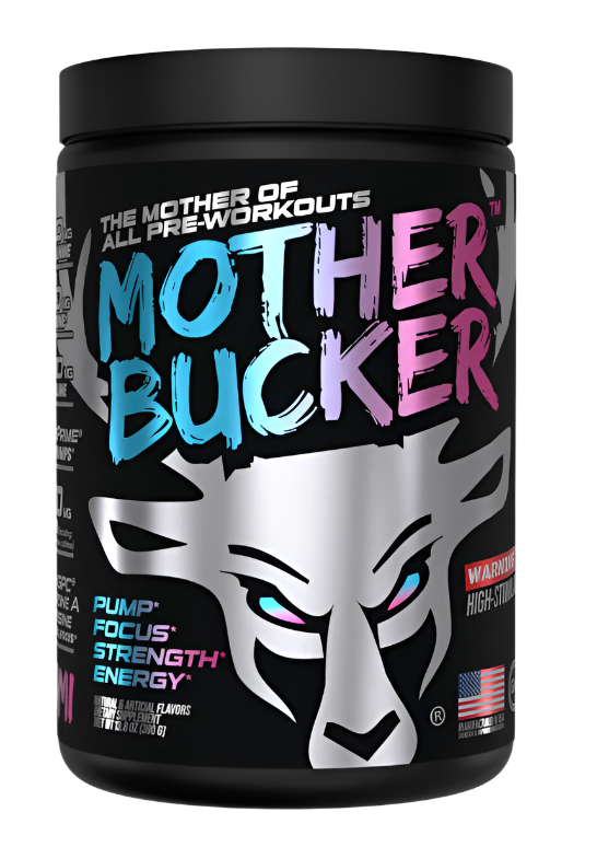 Bucked Up MOTHER BUCKER High-Stimulant Pre-Workout Formula - 20 Servings by Comito Wellness