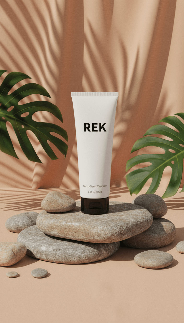 Micro-Derm Cleanser – Exfoliating & Renewing | REK Cosmetics by REK Cosmetics
