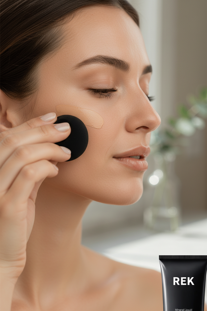 Mineral Liquid Powder Foundation with SPF 15 | REK Cosmetics — Multiple Shades by REK Cosmetics